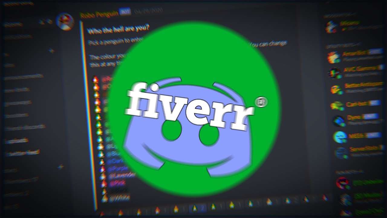 I paid people on Fiverr to make me a discord server