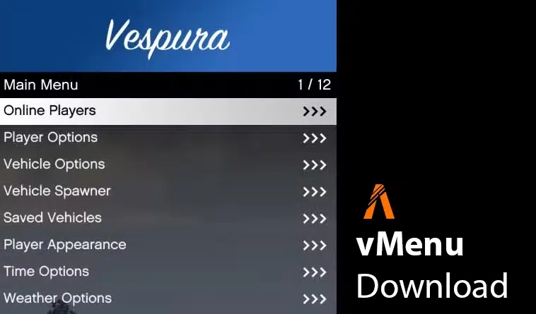 vMenu » Neuste Version herunterladen » FiveM Mods & Scripts