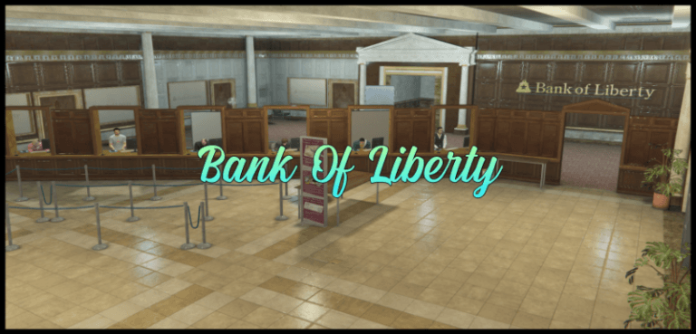 Intérieur de la Banque de la Liberté