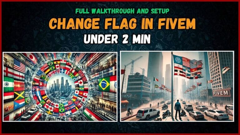 Standard US Flagge in FiveM andern 45 Landerflaggen